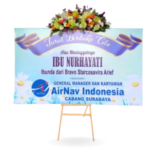 karangan bunga papan duka cita sidoarjo pbdc 1b-13